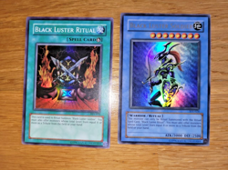 Yugioh Black Luster Soldier + Ritual Set SYE-024 + 025 Ultra Rare English - Image 1