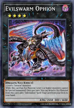 Yugioh RA04-EN179 - Evilswarm Ophion - Platinum Secret Rare - Image 1
