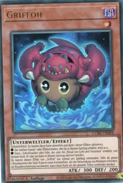 yugioh 1x Griffoh CORI-DE004 Ultra Rare 1Auflage Deutsch - Image 1