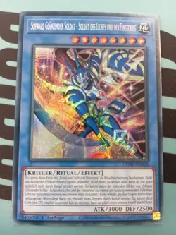 Schwarz Glanzender Soldat - Des Lichts und Der Finsternis CORI-DE028 NM Yugioh - Image 1