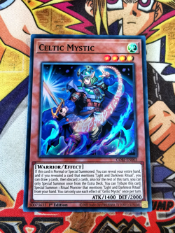 Celtic Mystic cori-en003 1st Edition (NEW) Super Rare Yu-Gi-Oh! - Image 1
