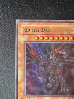 Red-Eyes Darkness Dragon - Ultra Rare 1st Edition SD1-EN001 - LP - YuGiOh - Image 5