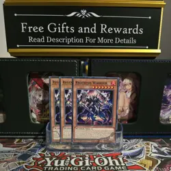 Playset 3x Regenesis Warrior common ALIN-EN013 Yugioh Common - Image 1