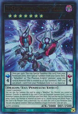 Odd-Eyes Rebellion Dragon Overlord GFP2-EN004 1st ED Yu-Gi-Oh! ULTRA RARE - Image 1