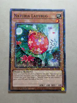 Naturia Ladybug HAC1-EN109 Duel Terminal Holo 1st Edition YuGiOh TCG - Common - Image 1