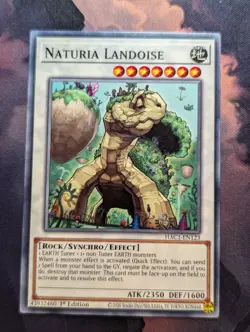 Naturia Landoise HAC1-EN123 1st Edition YuGiOh TCG Card - Image 1