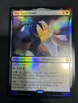 The Soul Stone Foil Sealed Promo Stamped Magic The Gathering SpiderMan Card - Image 1