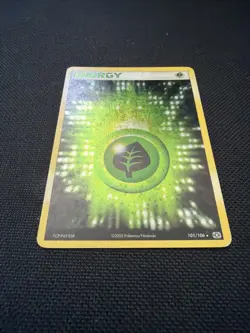 Pokemon TCG Grass Energy Holo Card 101/106 EX Emerald - Image 5