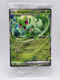 Sprigatito ex 087 Sv: Scarlet & Violet Promo Cards Holo Sealed Black Star Promo - Image 1