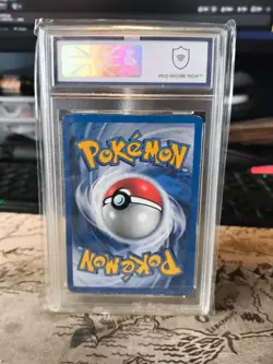 Pikachu Base Set 58/102 Pokemon Card Graded Slab - Image 2