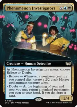 Phenomenon Investigators (Extended Art) - CDHOH MTG - Light Play - Image 1