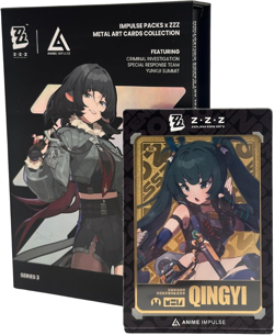 ZENLESS Zone Zero Impulse Packs X ZZZ Metal Art Cards Collection Series 3, Colle - Image 1