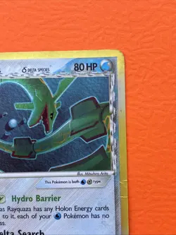 Rayquaza 16/110 Holo Delta Species EX Holon Phantoms Pokemon Card 2006 Rare - Image 4