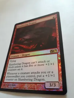 MTG Bling - Foil - Slumbering Dragon - M13 Core Set 2013 -C86 - Image 4