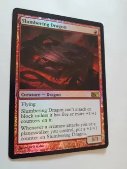 MTG Bling - Foil - Slumbering Dragon - M13 Core Set 2013 -C86 - Image 5