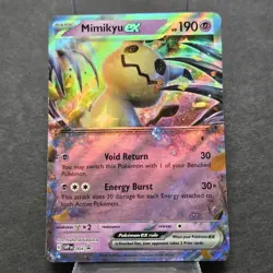 Pokemon Mimikyu ex Card Scarlet Violet SVP 004 Black Star Promo - Image 1