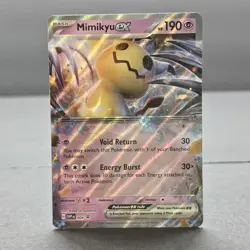 Pokemon Mimikyu ex Card Scarlet Violet SVP 004 Black Star Promo - Image 2