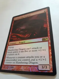 MTG Bling - Foil - Slumbering Dragon - M13 Core Set 2013 -C62 - Image 4