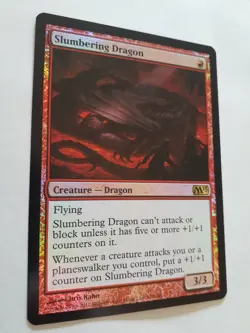 MTG Bling - Foil - Slumbering Dragon - M13 Core Set 2013 -C62 - Image 5