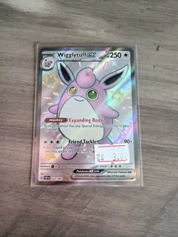 Wigglytuff ex 222/091 Paldean Fates Shiny Rare Full Art Holo Pokemon Card NM/M - Image 1