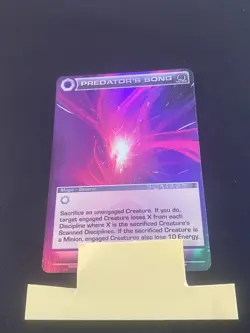 Chaotic Card Predator's Song M'arrillian Invasion Beyond the Doors Ultra Rare - Image 1