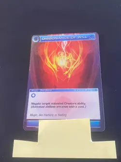 Chaotic Card Dissonance of Will M'arrillian Invasion Beyond the Doors Super Rare - Image 3