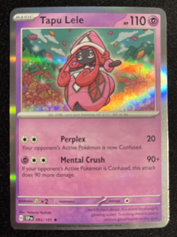 Tapu Lele 092/191 Rare Holo Surging Sparks Pokemon Card NM - Image 1