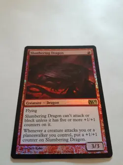 MTG Bling - Foil - Slumbering Dragon - M13 Core Set 2013 -C89 - Image 2
