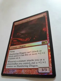 MTG Bling - Foil - Slumbering Dragon - M13 Core Set 2013 -C89 - Image 4