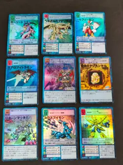 Japanese Digimon Card Lot Bandai Holo Magnamon Seraphimon Bo-300 Bo-259 fym14-31 - Image 2