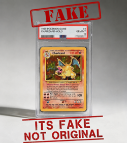 DIY PTCG Rating Card Single Card 1999 EDITION CHARIZARD-HOLO Collection Card 10P - Image 1