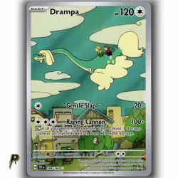 Pokemon Temporal Forces Drampa 184/162 Illustration Rare Holo Card NM - Image 1