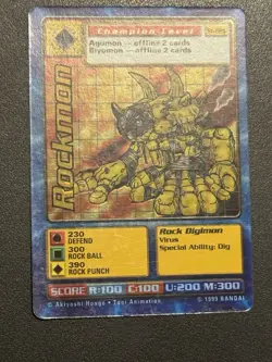 Digimon Rockmon St-22S Chase Holo Bandai Digi Battle Card - Image 3