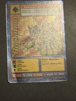Digimon Rockmon St-22S Chase Holo Bandai Digi Battle Card - Image 4