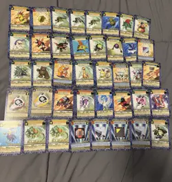 Digimon Card Lot Vintage Bandai 40 Card Lot! Series Starter Deck And Booster - Image 1