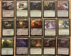 Budget Casual MTG Commander Deck Green Black Tokens With Bortuk Bonerattle Ready - Image 4
