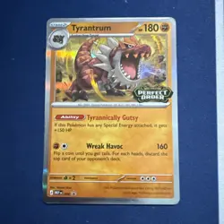 Tyrantrum 066 Perfect Order Stamped Build & Battle Promo Pokemon Card NM - Image 1