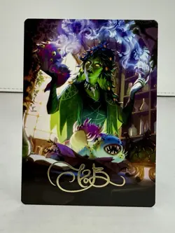 Dina, Essence Brewer Art Card (Gold-Stamped Signature) Secrets of Strixhaven NM - Image 1