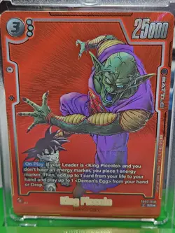 Bandai Dragon Ball Super Card Game King Piccolo SB02-058 SR Foil Battle 25000 - Image 1