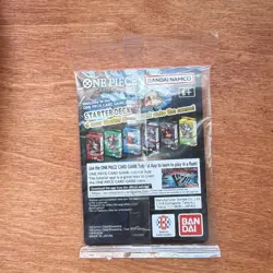 ONE PIECE Card Game Starter Deck Leader Luffy EB02-010 EN Holo DMG Dodger promo - Image 3