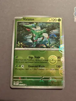 Virizion Pokeball Reverse Holo White Flare Pokemon TCG Card 010/086 - Image 1