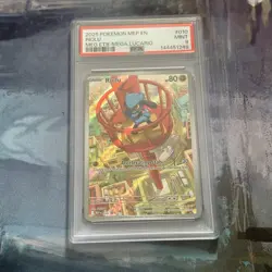 PSA 9 Riolu 010, Pokemon Single Mega Evolution, Mint - Image 1