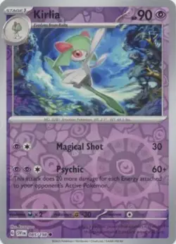 Pokemon TCG Scarlet & Violet - Kirlia 085/198 (Reverse Holo) - Image 1