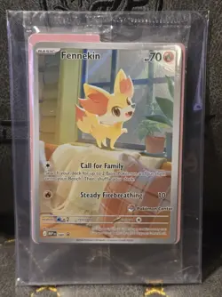 Fennekin 080 (Pokemon Center Stamp - Sealed) - Chaos Rising ETB Promo - Image 1
