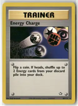Pokemon Energy Charge 085/111 Unlimited Neo Genesis Rare - Image 1
