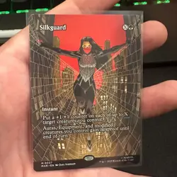 Silkguard 0037 Borderless MTG Spider-Man Non-Foil M/NM - Image 1