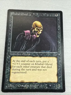MTG Khabal Ghoul Arabian Nights Black Rare NM/LP Vintage Magic - Image 1