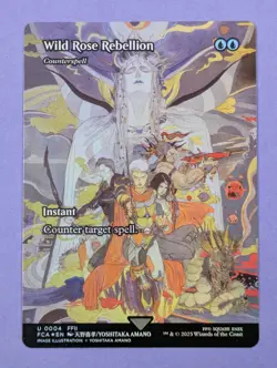 MTG Magic: FINAL FANTASY: Through the Ages: Wild Rose Rebellion Foil #0004 - NM - Image 1