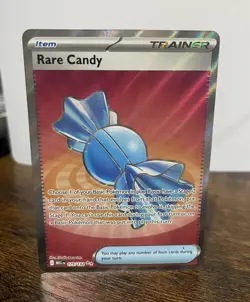 Rare Candy 175/132 ME01 Mega Evolution Ultra Rare Full Art Holo Eng - Image 1
