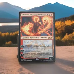 MTG Chandra, Awakened Inferno Core Set 2020 Non-Foil Mythic RARE LP FREE SHIP - Image 1